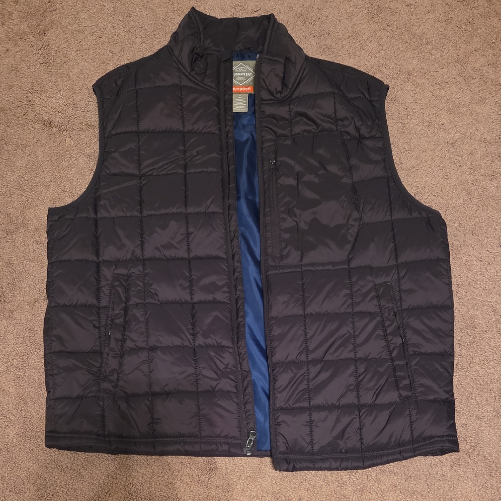 Weatherproof Men's Black Quilted Vest